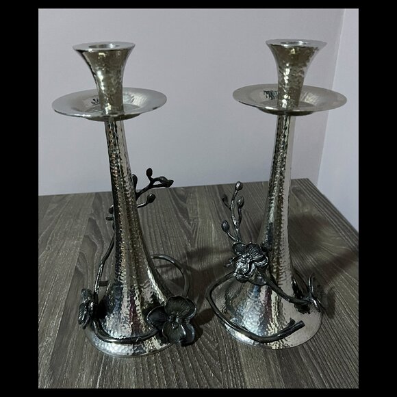 Michael Aram Black Orchid Candleholders